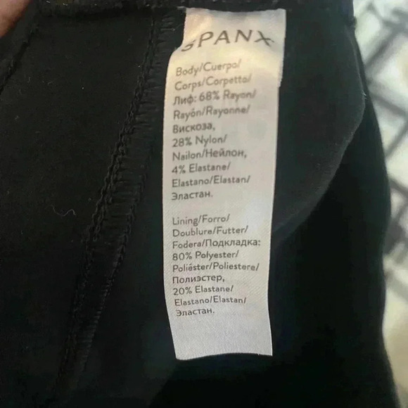 Spanx Black Ponte Skinny Pull On Pants - Picture 5 of 5